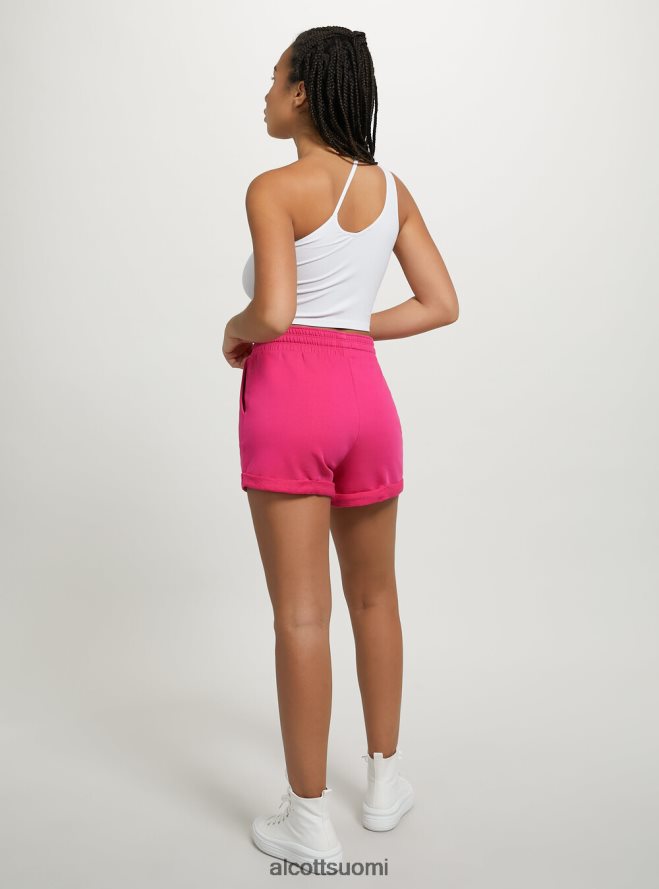 vaatetus fi Alcott naiset puuvillashortsit, joissa roll up ja kiristysnyöri bk1 musta HL28P0230