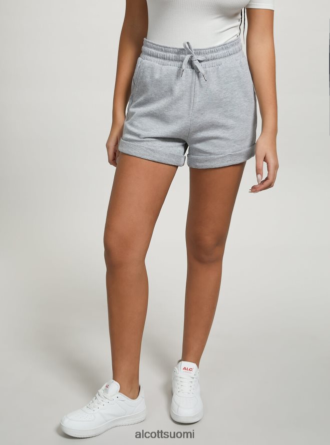 vaatetus fi Alcott naiset puuvillashortsit, joissa roll up ja kiristysnyöri bk1 musta HL28P0443