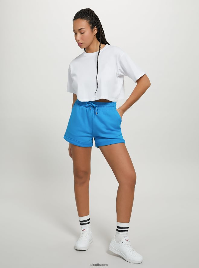 vaatetus fi Alcott naiset puuvillashortsit, joissa roll up ja kiristysnyöri bk1 musta HL28P0492