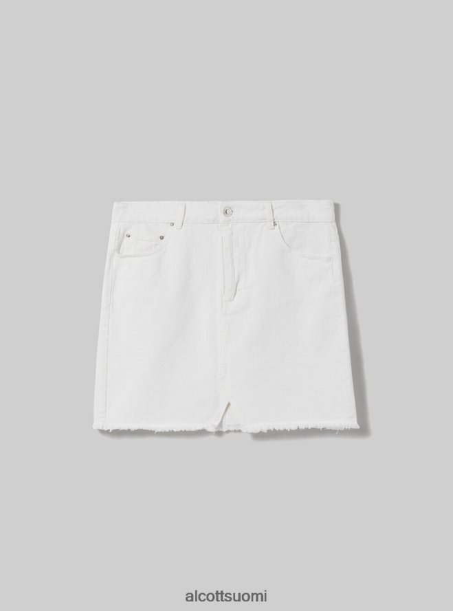 vaatetus fi Alcott naiset raakaleikkaus farkkuhame valkoinen HL28P0434
