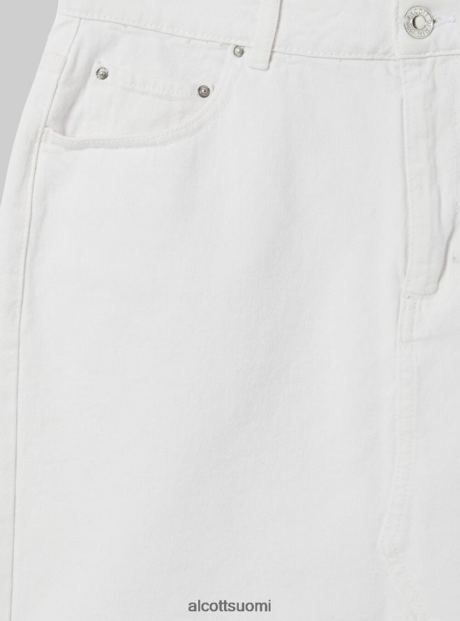 vaatetus fi Alcott naiset raakaleikkaus farkkuhame valkoinen HL28P0434
