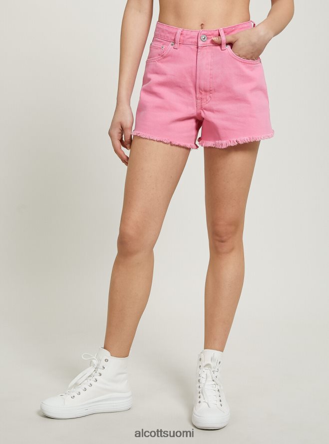 vaatetus fi Alcott naiset raakaleikkaus shortsit pk2 vaaleanpunainen medium HL28P028