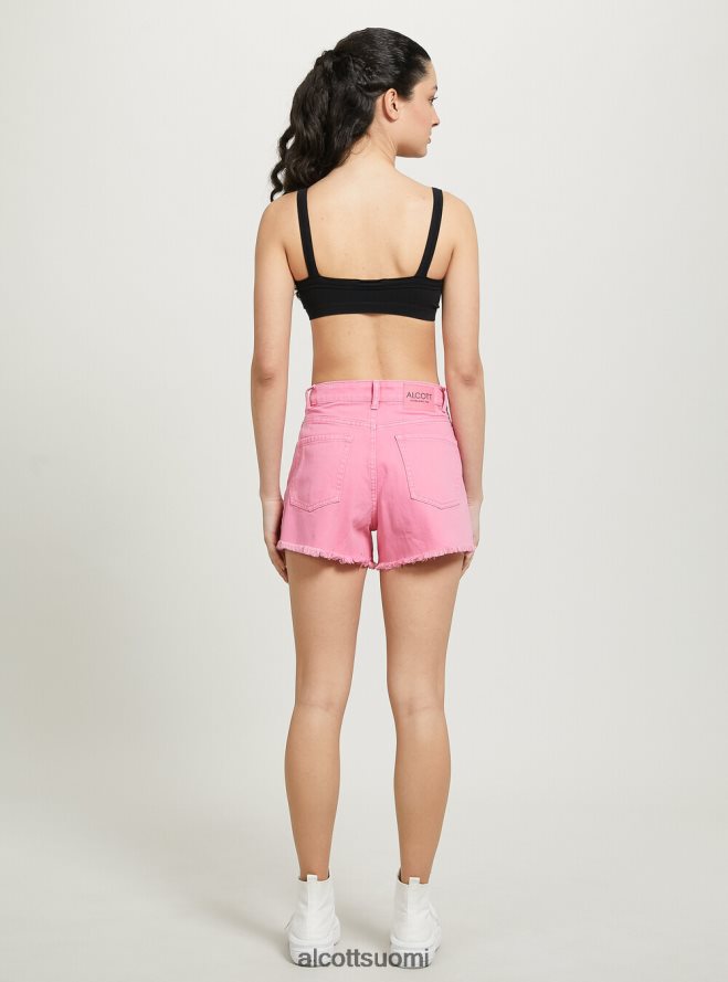 vaatetus fi Alcott naiset raakaleikkaus shortsit pk2 vaaleanpunainen medium HL28P028