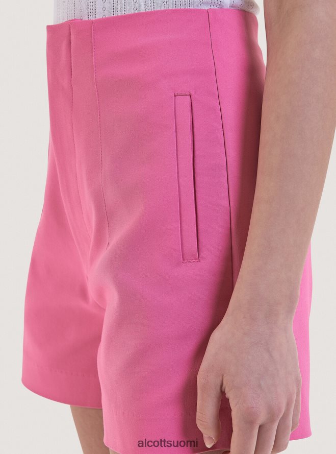 vaatetus fi Alcott naiset shortsit, joissa kaksinkertaiset laskokset bk1 musta HL28P0252