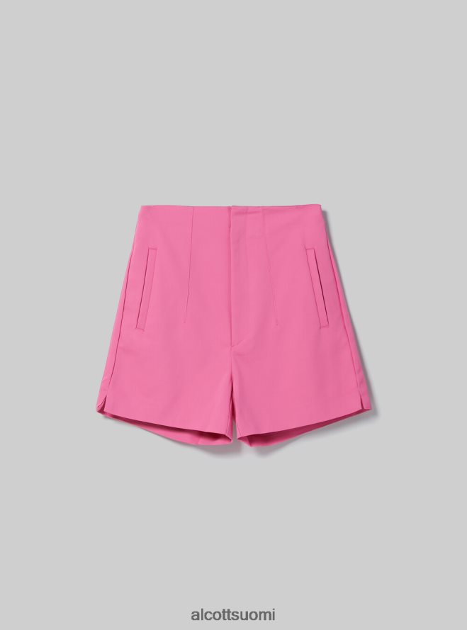 vaatetus fi Alcott naiset shortsit, joissa kaksinkertaiset laskokset bk1 musta HL28P0252