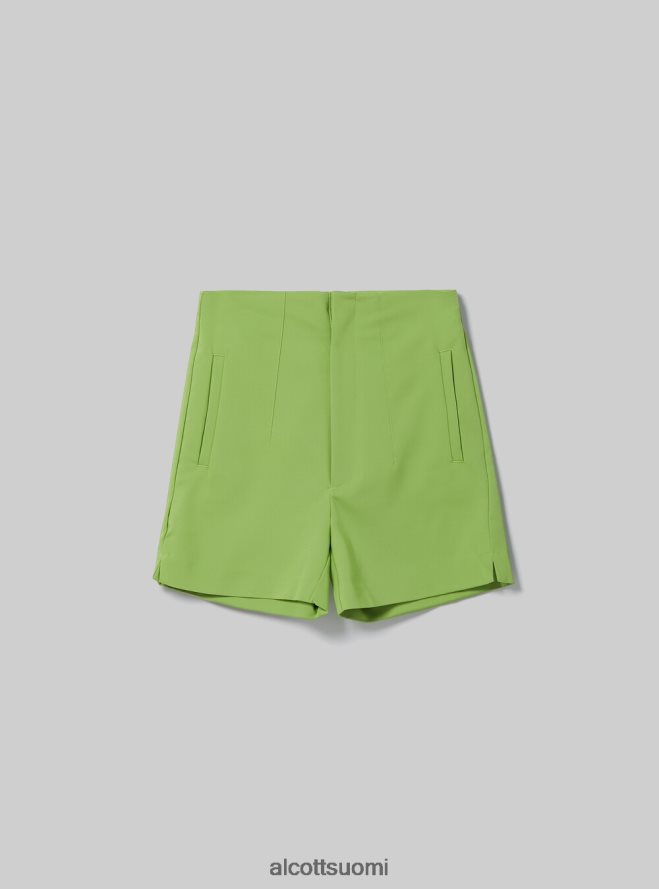 vaatetus fi Alcott naiset shortsit, joissa kaksinkertaiset laskokset bk1 musta HL28P0253