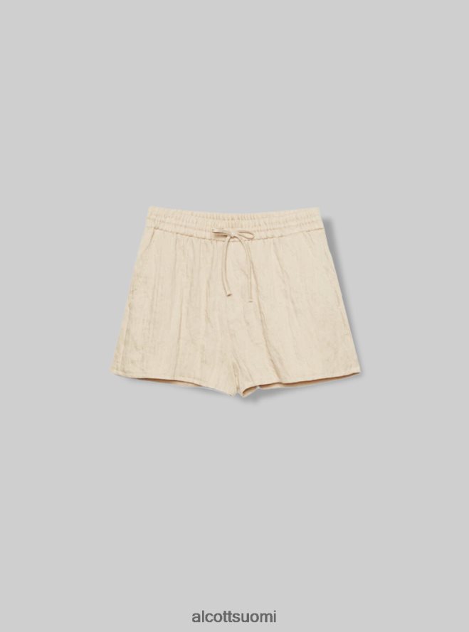 vaatetus fi Alcott naiset shortsit misto lino basico cr3 kerma kevyt HL28P0124