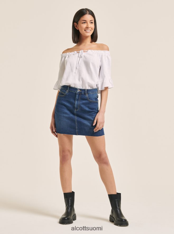 vaatetus fi Alcott naiset tulee minidenim stretch taivaansininen HL28P0180