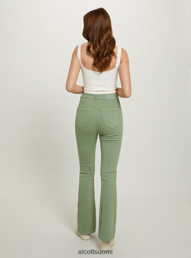 vaatetus fi Alcott naiset joustavat twill-housut wh1 luonnonvalkoinen HL28P0181