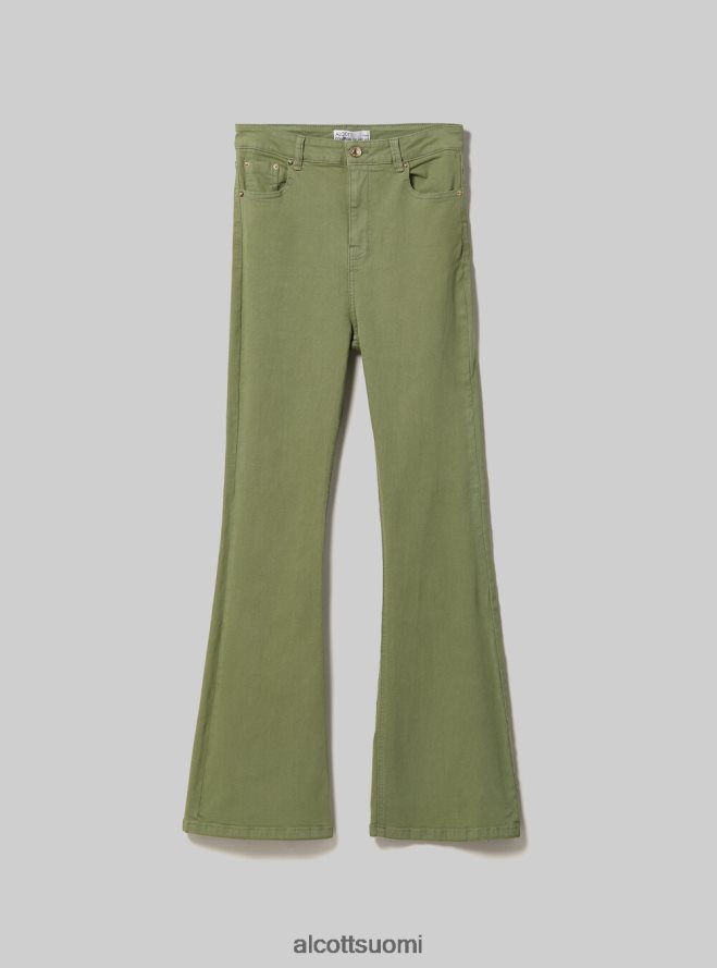 vaatetus fi Alcott naiset joustavat twill-housut wh1 luonnonvalkoinen HL28P0181