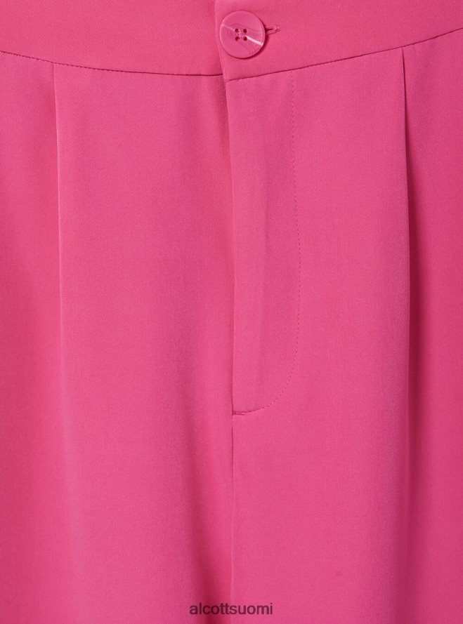 vaatetus fi Alcott naiset leveät housut laskoksilla bk1 musta HL28P084