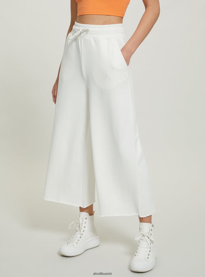 vaatetus fi Alcott naiset lyhennetyt fleece-leggingsit, joissa joustava vyötärönauha bk1 musta HL28P0207