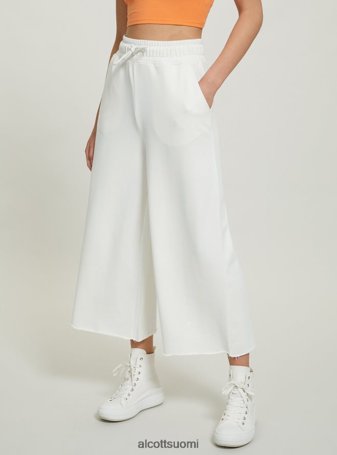 vaatetus fi Alcott naiset lyhennetyt fleece-leggingsit, joissa joustava vyötärönauha bk1 musta HL28P0207