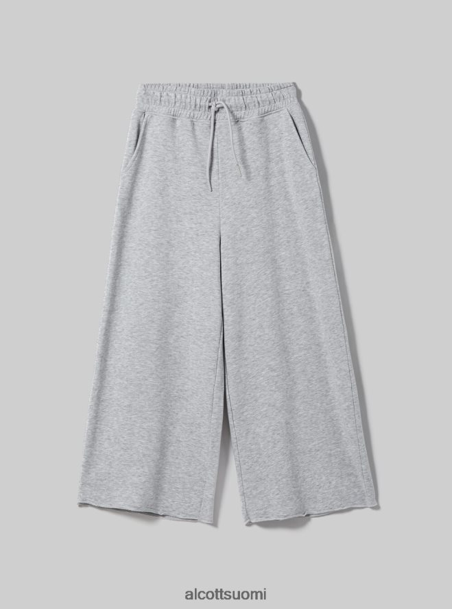 vaatetus fi Alcott naiset lyhennetyt fleece-leggingsit, joissa joustava vyötärönauha bk1 musta HL28P0232