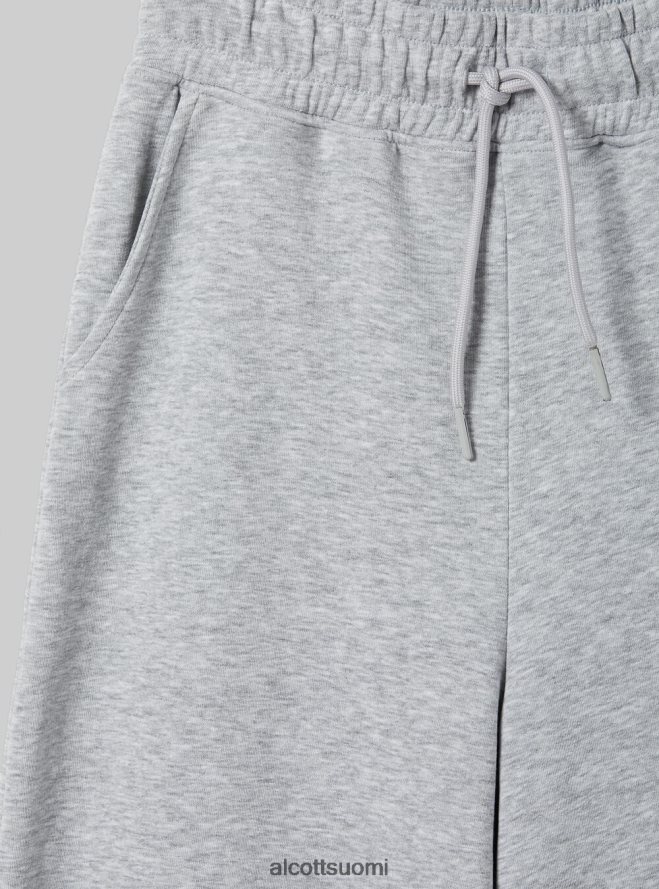 vaatetus fi Alcott naiset lyhennetyt fleece-leggingsit, joissa joustava vyötärönauha bk1 musta HL28P0232