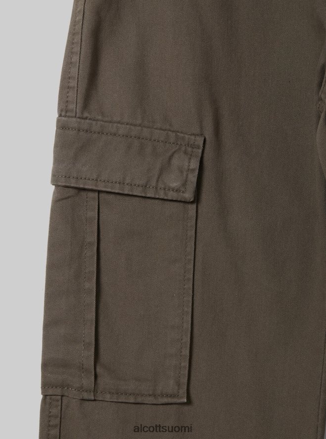 vaatetus fi Alcott naiset pantalone lasti twillissä bk1 musta HL28P099