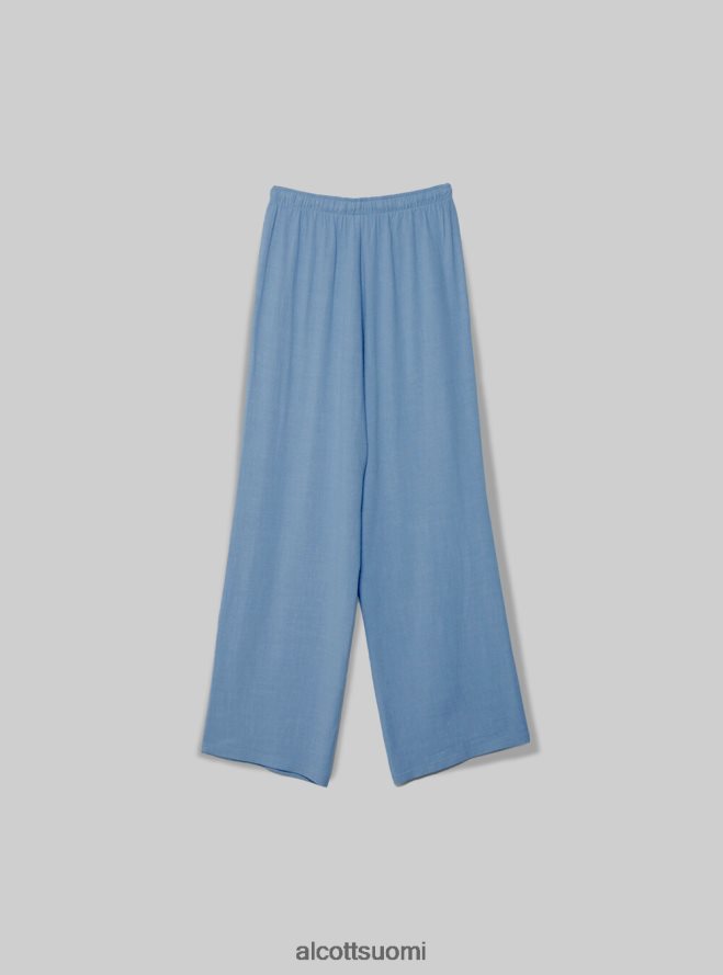 vaatetus fi Alcott naiset pantaloni palazzo con coulisse bk1 musta HL28P0254