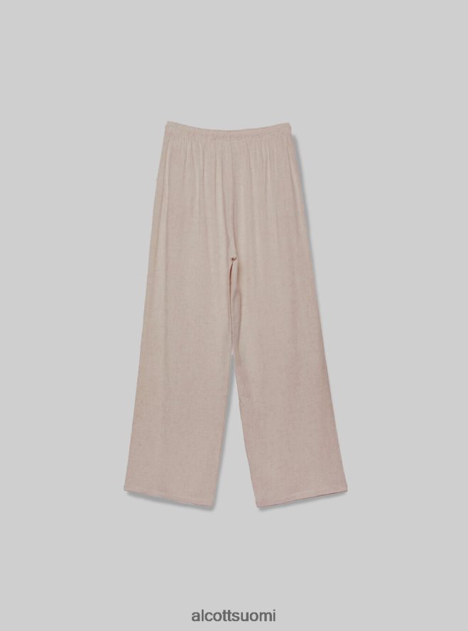 vaatetus fi Alcott naiset pantaloni palazzo con coulisse bk1 musta HL28P0348