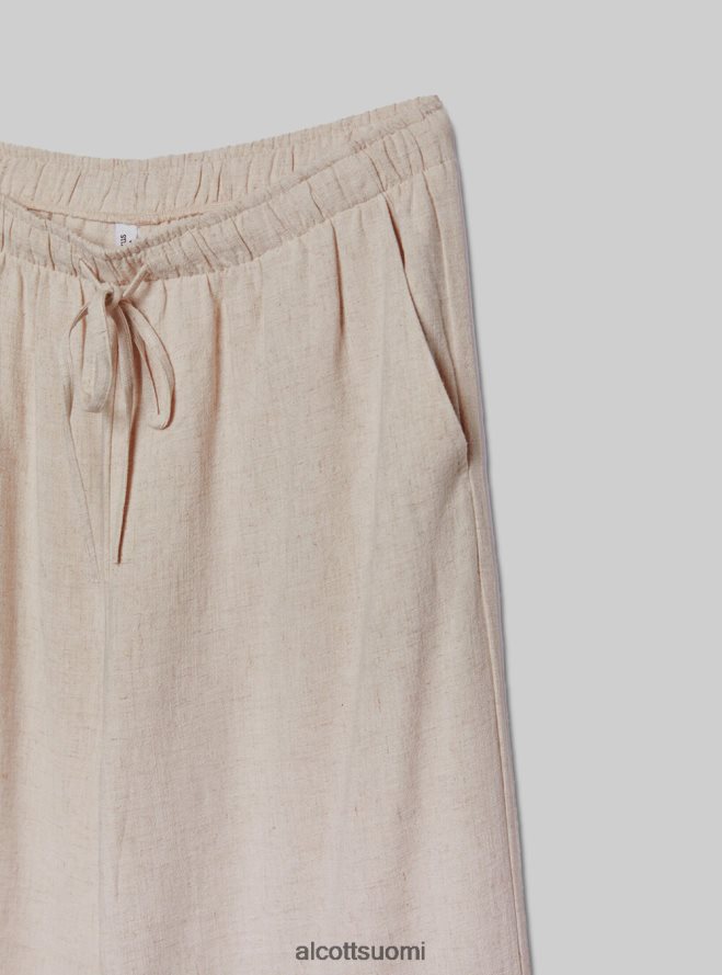 vaatetus fi Alcott naiset pantaloni palazzo con coulisse bk1 musta HL28P0348