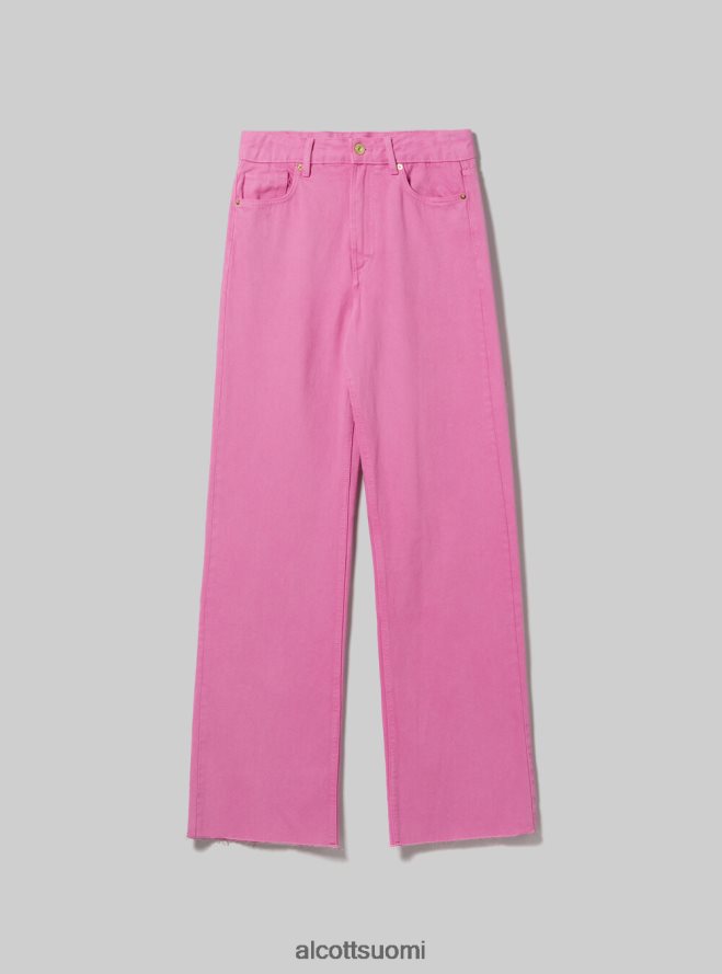 vaatetus fi Alcott naiset suorat täyspitkät housut pk2 vaaleanpunainen medium HL28P032