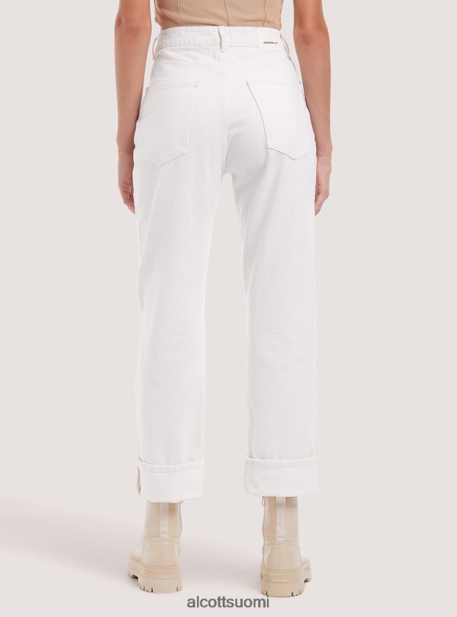 vaatetus fi Alcott naiset suorat twill-housut wh1 luonnonvalkoinen HL28P0310