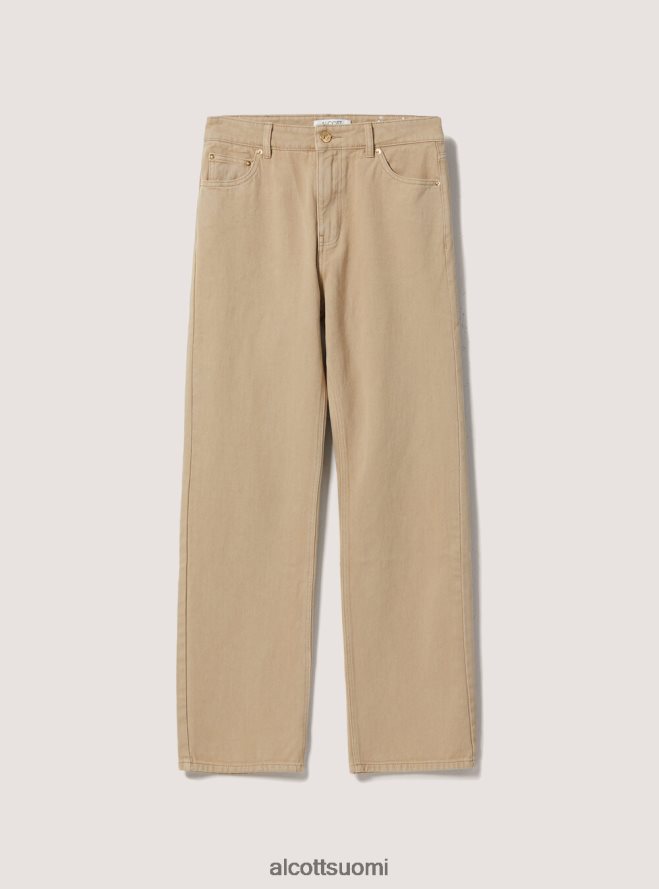 vaatetus fi Alcott naiset suorat twill-housut wh1 luonnonvalkoinen HL28P0329