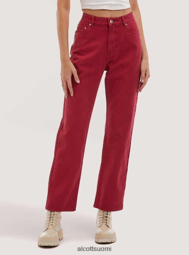 vaatetus fi Alcott naiset suorat twill-housut wh1 luonnonvalkoinen HL28P0457