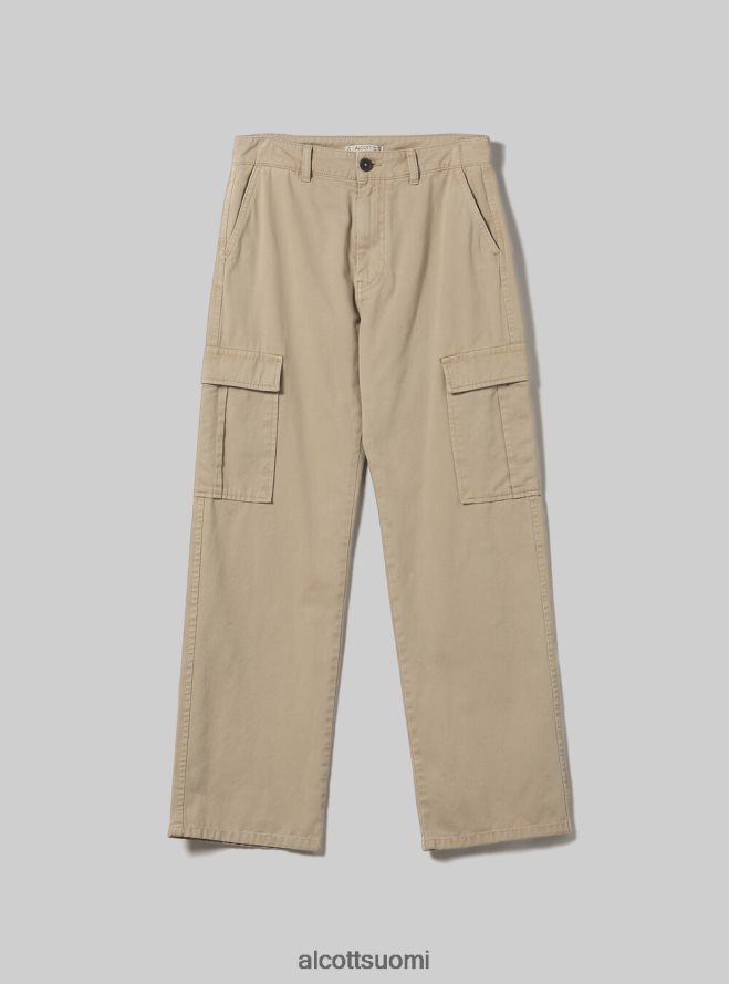 vaatetus fi Alcott naiset twill cargo-housut bk1 musta HL28P0398