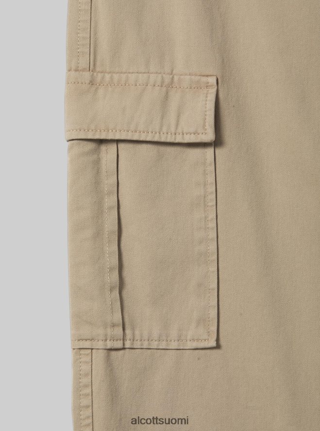 vaatetus fi Alcott naiset twill cargo-housut bk1 musta HL28P0398