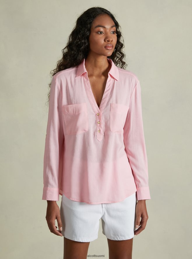 vaatetus fi Alcott naiset blusa puro linossa wh2 valkoinen HL28P0224