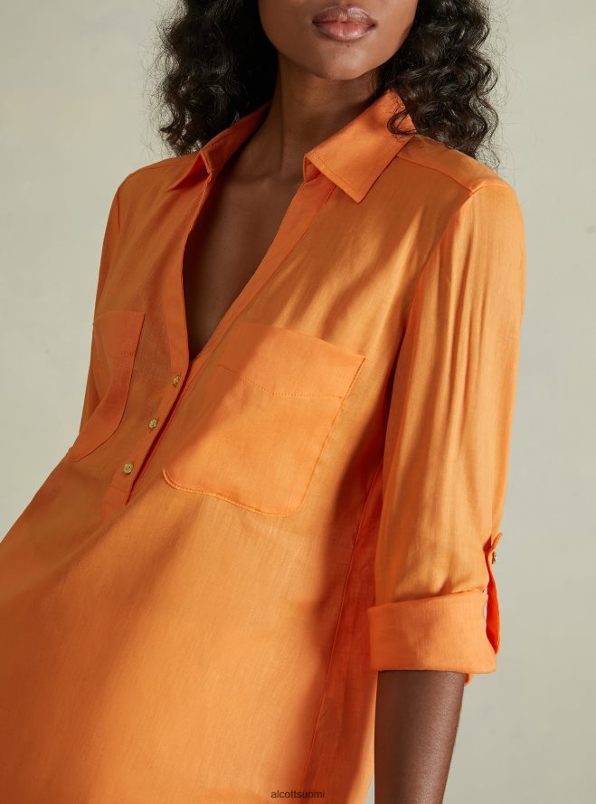 vaatetus fi Alcott naiset blusa puro linossa wh2 valkoinen HL28P0225