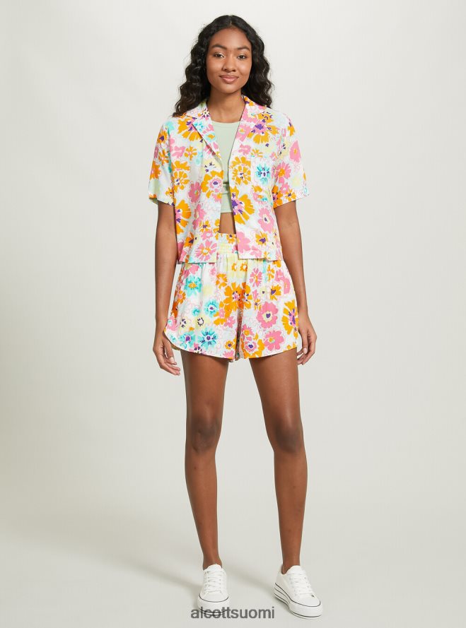 vaatetus fi Alcott naiset leikattu paita printillä bk1 musta HL28P01