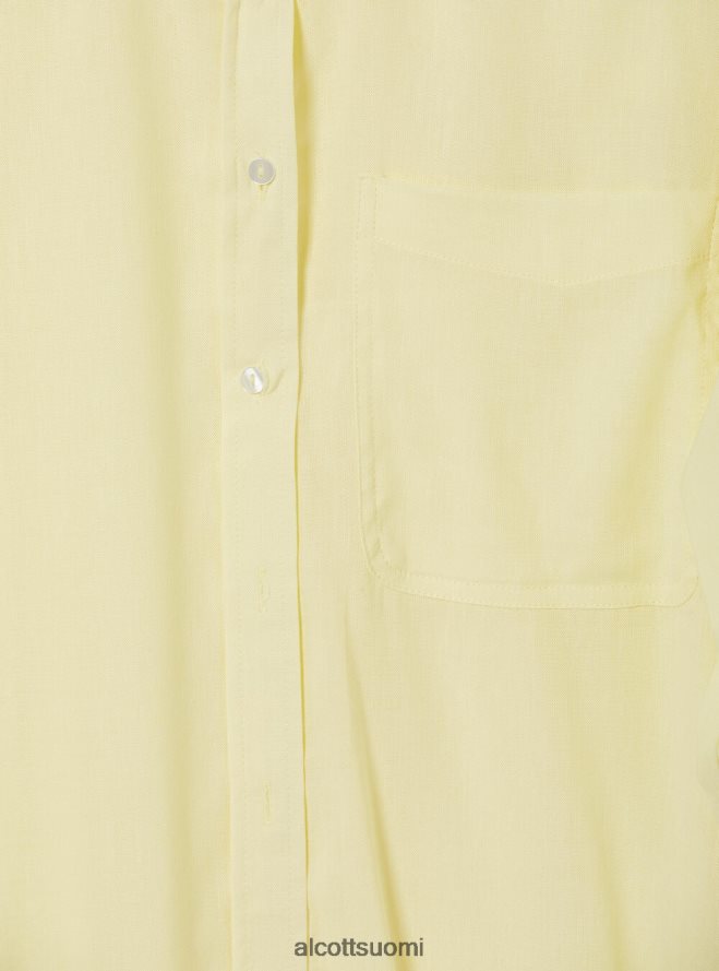 vaatetus fi Alcott naiset pellavasekoitepaita rintataskulla ga3 aqua vihreä valo HL28P0518