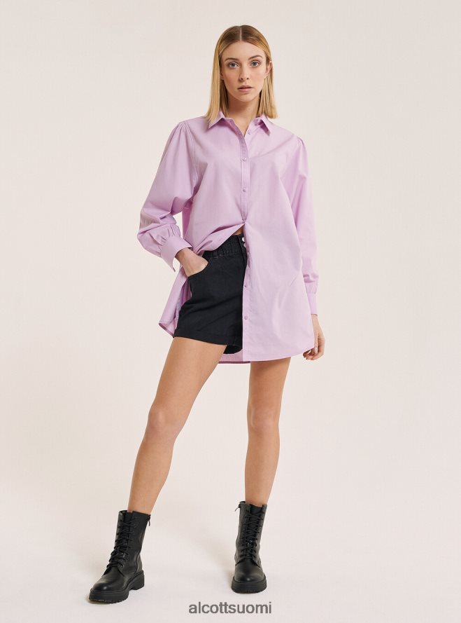 vaatetus fi Alcott naiset pitkä paita popliinikankaasta valkoinen HL28P0286