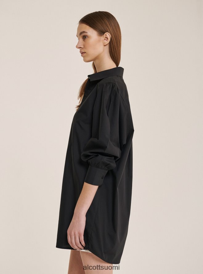 vaatetus fi Alcott naiset pitkä paita popliinikankaasta valkoinen HL28P0500