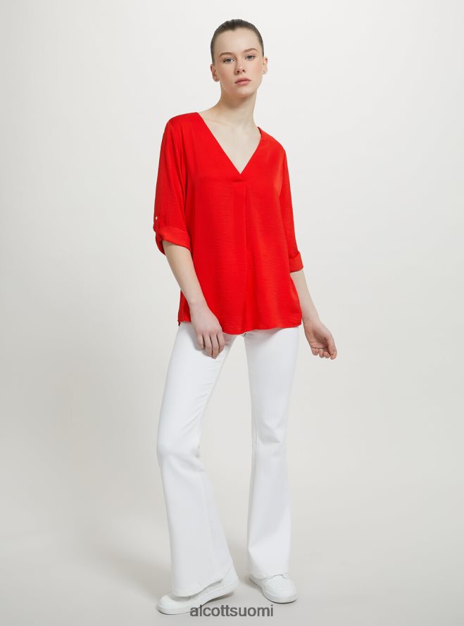 vaatetus fi Alcott naiset pusero, jossa pääntie fx2 fuxia medium HL28P0352