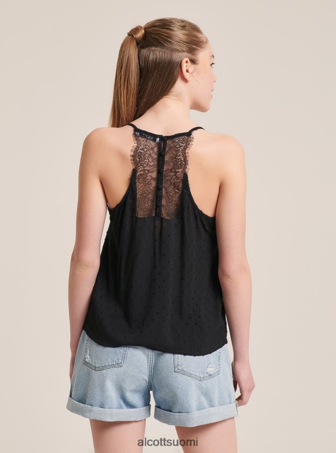 vaatetus fi Alcott naiset pusero pitsillä yksityiskohdilla valkoinen HL28P0136