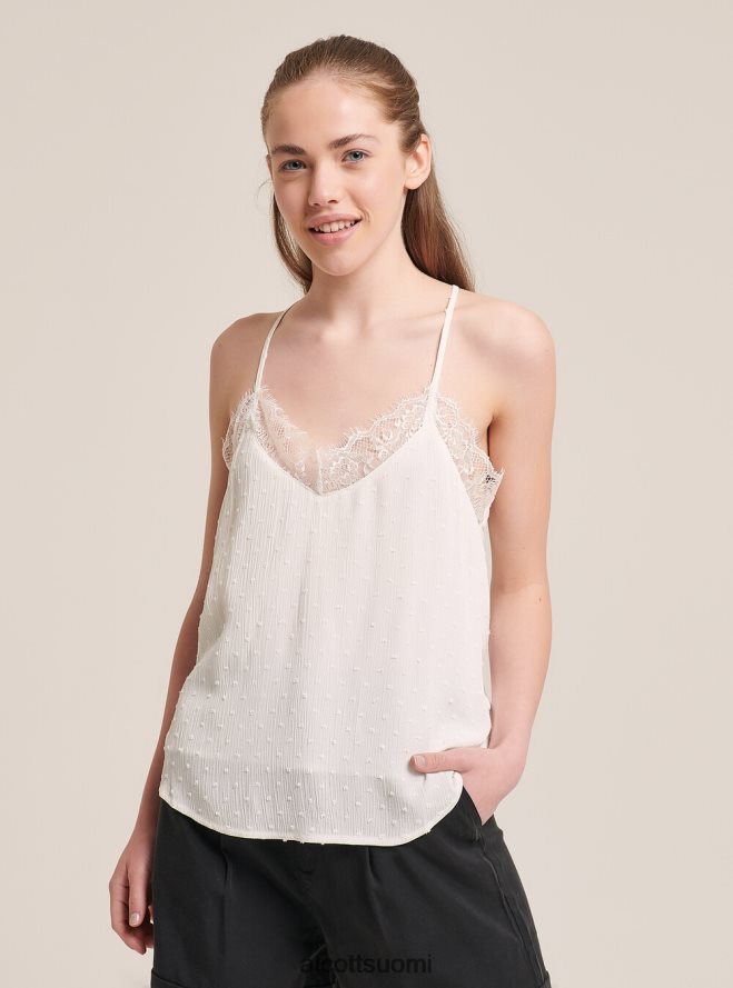 vaatetus fi Alcott naiset pusero pitsillä yksityiskohdilla valkoinen HL28P0380