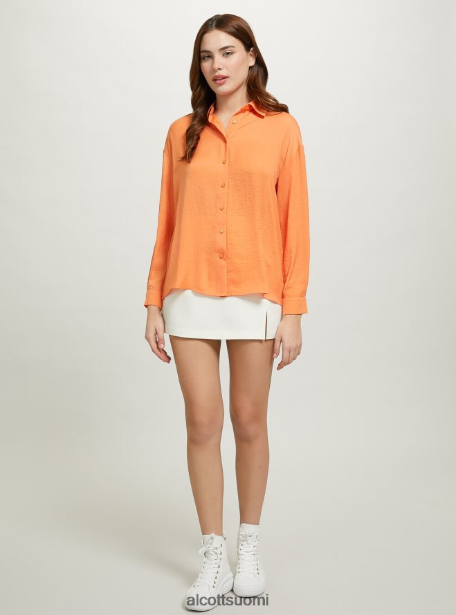 vaatetus fi Alcott naiset satiininen paita tai 3 oranssia valoa HL28P012