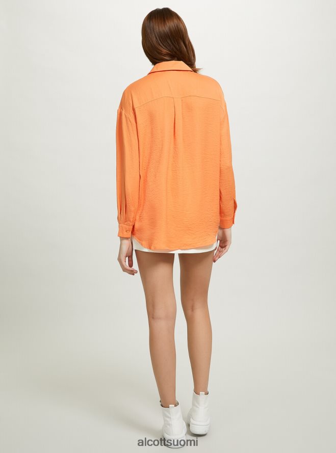 vaatetus fi Alcott naiset satiininen paita tai 3 oranssia valoa HL28P012