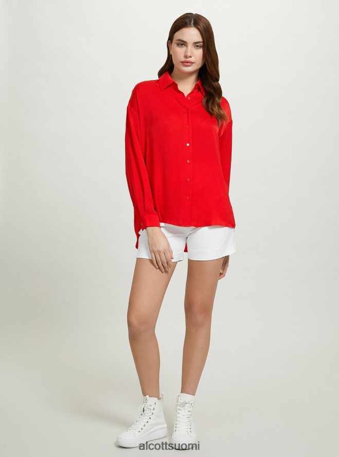 vaatetus fi Alcott naiset satiininen paita tai 3 oranssia valoa HL28P0165