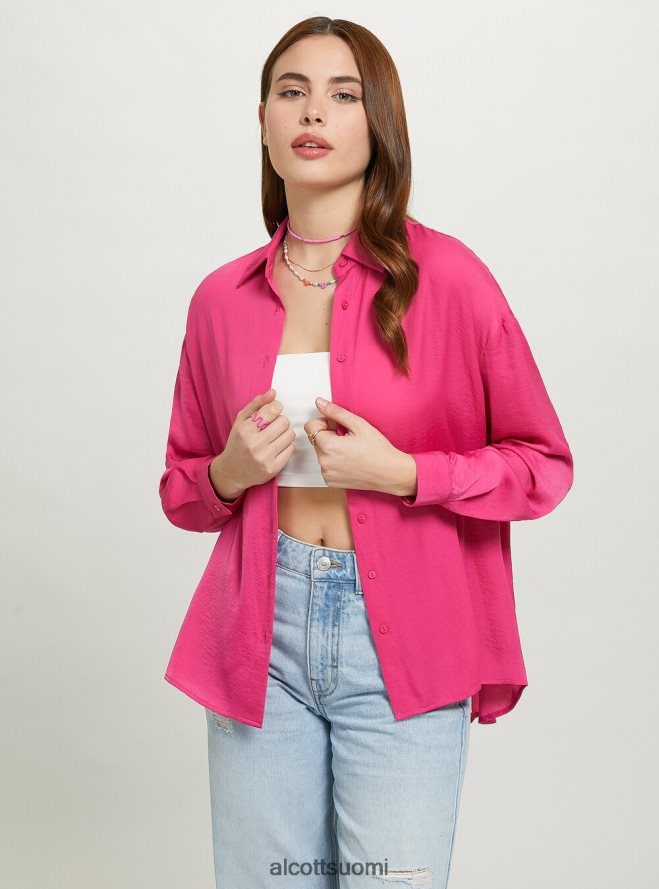 vaatetus fi Alcott naiset satiininen paita tai 3 oranssia valoa HL28P0284