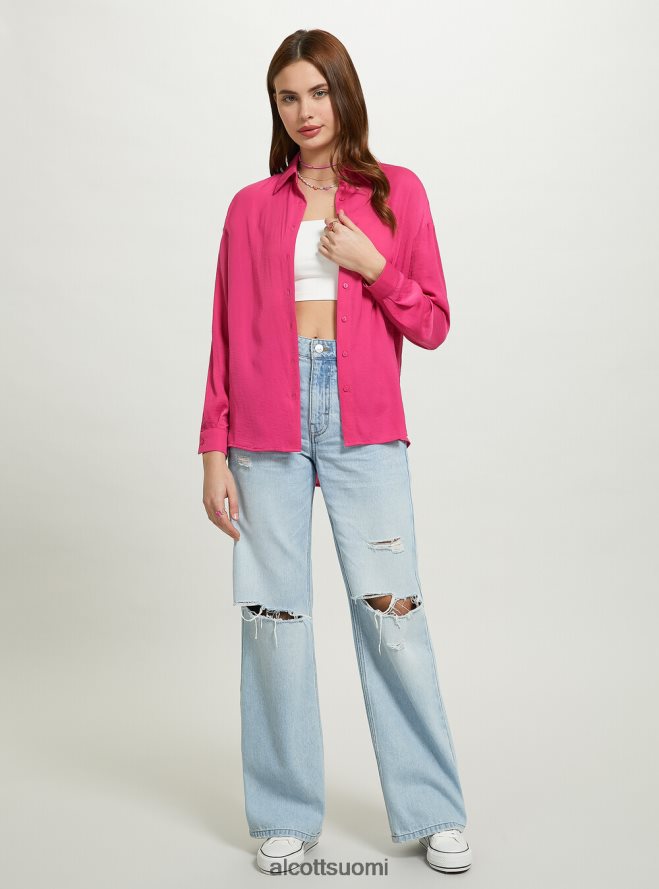 vaatetus fi Alcott naiset satiininen paita tai 3 oranssia valoa HL28P0284