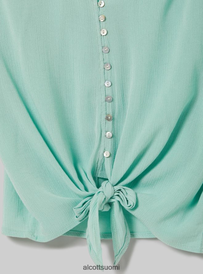 vaatetus fi Alcott naiset v-pääntie paita vyötäröllä solmu wh2 valkoinen HL28P0390