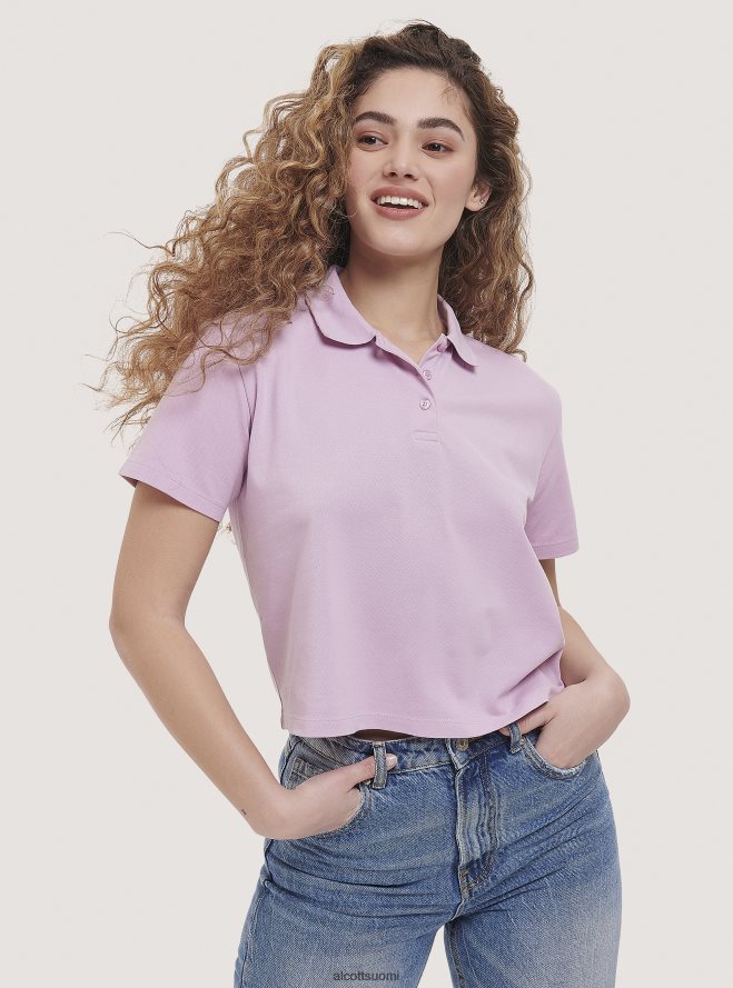 vaatetus fi Alcott naiset crop fit poolopaita valkoinen HL28P0306