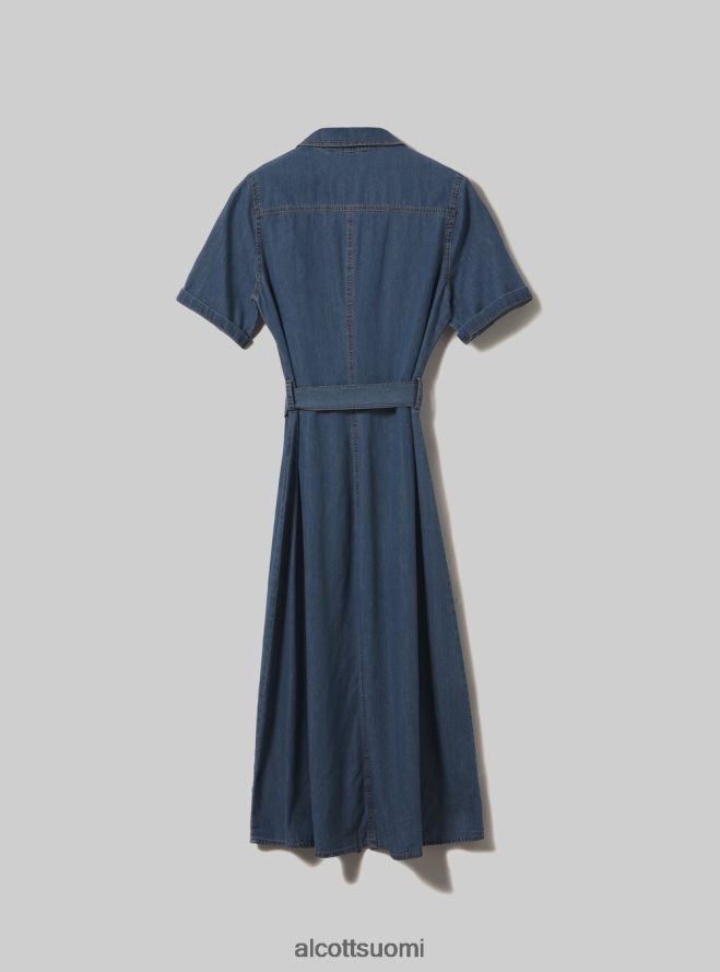 vaatetus fi Alcott naiset vestito chemisier denimistä d003 keskisininen HL28P0110