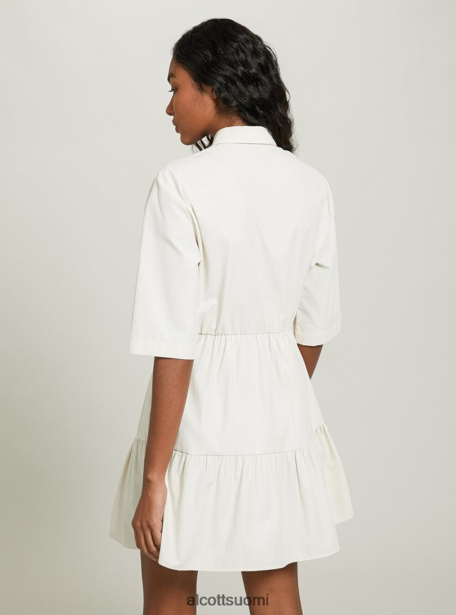 vaatetus fi Alcott naiset vestito chemisier popelinessa bg3 beige valo HL28P019