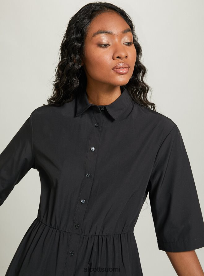 vaatetus fi Alcott naiset vestito chemisier popelinessa bg3 beige valo HL28P0273