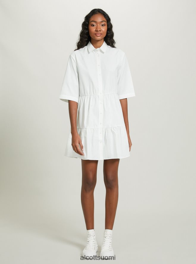 vaatetus fi Alcott naiset vestito chemisier popelinessa bg3 beige valo HL28P0397