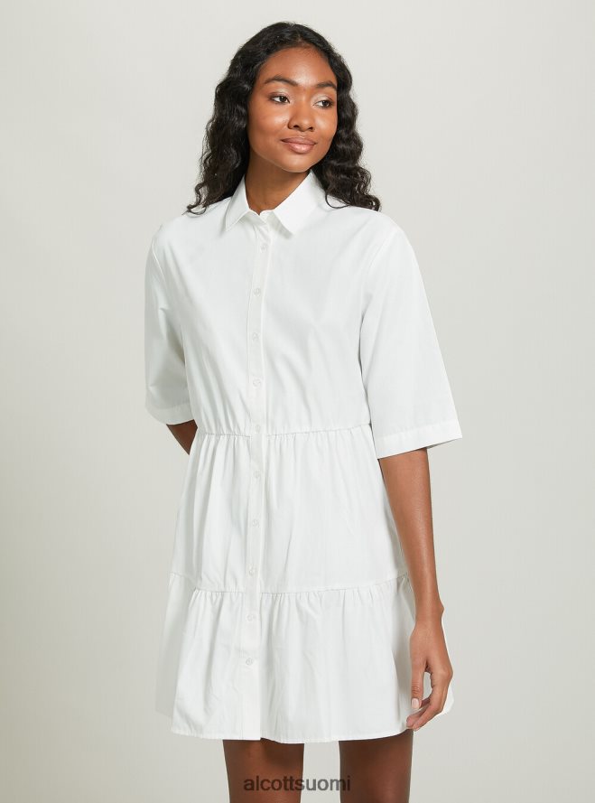 vaatetus fi Alcott naiset vestito chemisier popelinessa bg3 beige valo HL28P0397